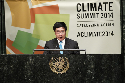 Việt Nam chuẩn bị cho Thỏa thuận toàn cầu về Biến đổi khí hậu 2015