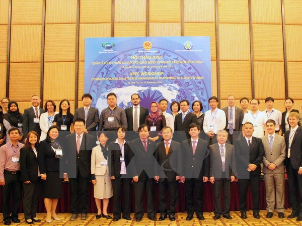 Hội thảo APEC về quản lý rủi ro thiên tai dựa vào cộng đồng